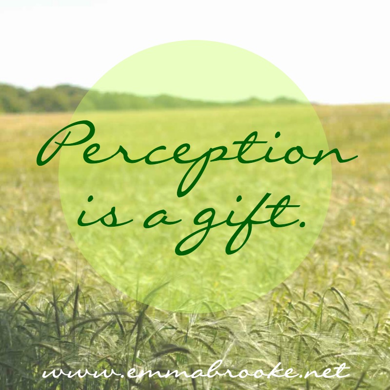 Perception is a gift