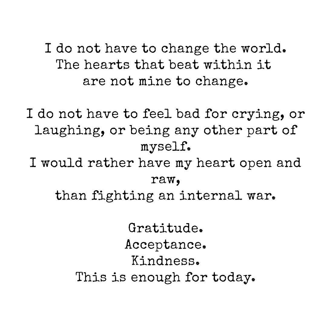 I do not have to...