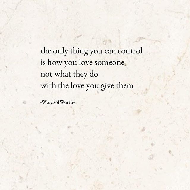 Control vs Love