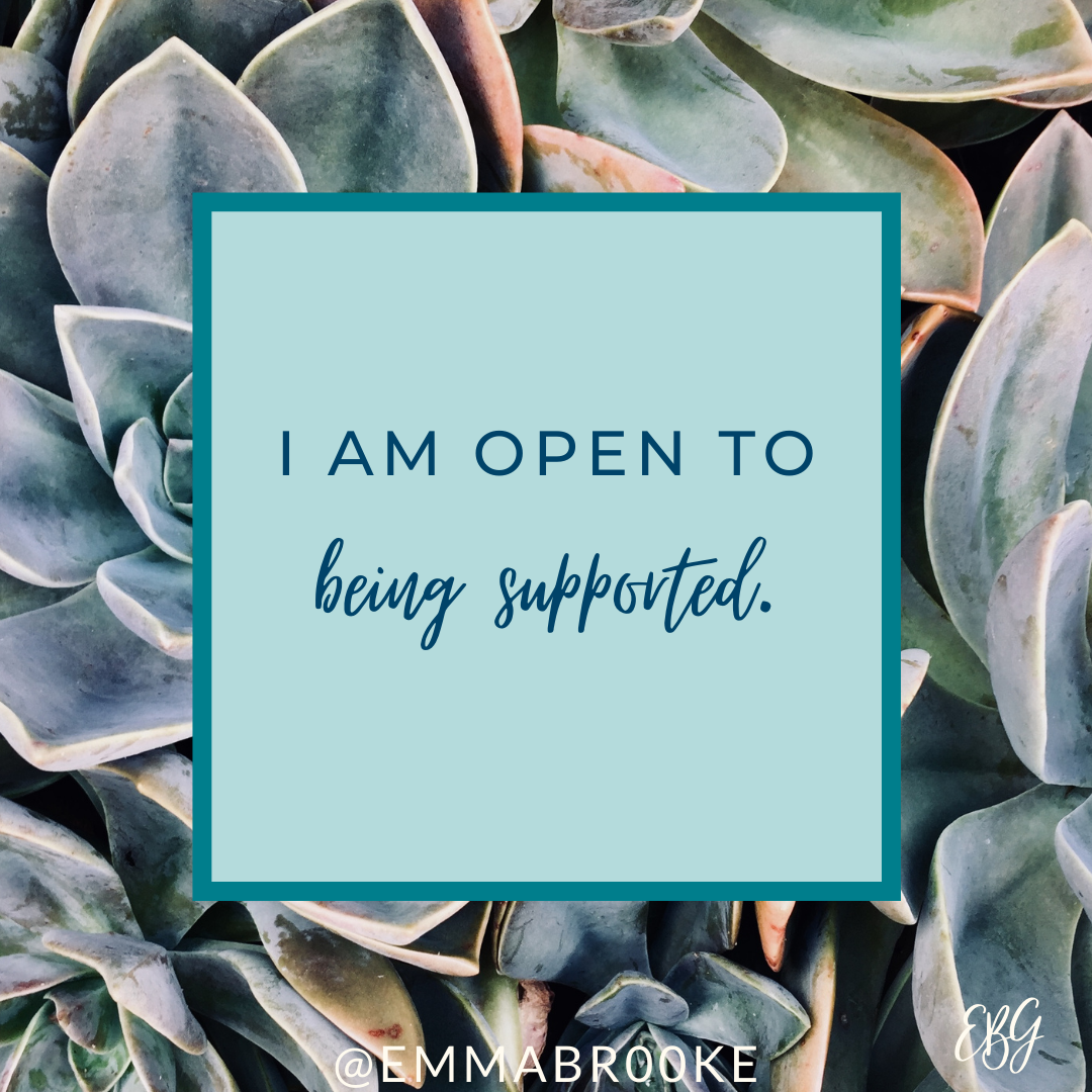 Being supported