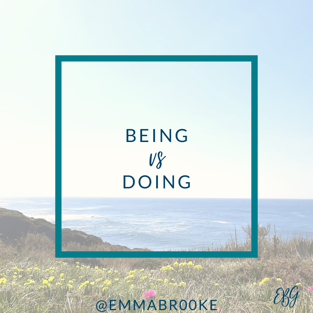 Being vs Doing