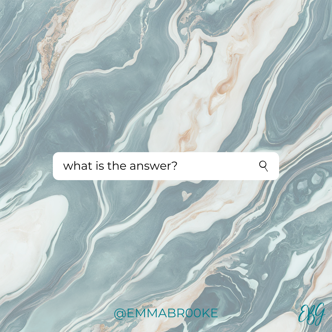 What is the answer?
