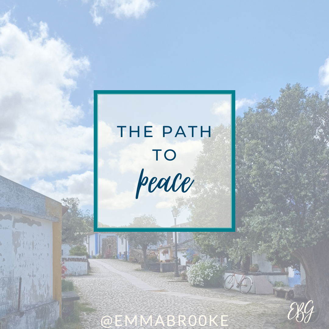 The path to peace